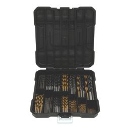 Forge Steel  Multi-Material Drill Bit Set 130 Pieces