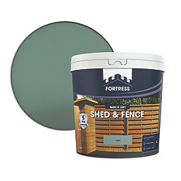 Fortress  Shed & Fence Stain Sage 9Ltr