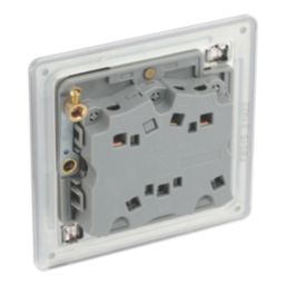 LAP  10A 1-Gang 3-Pole Fan Isolator Switch Brushed Stainless Steel