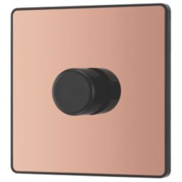 British General Evolve 1-Gang 2-Way LED Dimmer Switch  Copper with Black Inserts