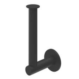 Swirl Caldew Toilet Roll Holder Black