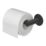 Swirl Caldew Toilet Roll Holder Black