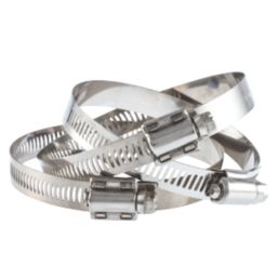T-mex Stainless Steel Worm Drive Hose Clips 110-170mm 10 Pack