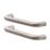 Essentials Gen D Handles Brushed Nickel 106mm 2 Pieces