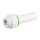 Flomasta Twistloc Plastic Push-Fit Reducing Coupler F 10mm x M 15mm