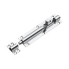 Straight Barrel Door Bolt Polished Chrome 152mm