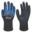 Wonder Grip WG-422 Bee-Smart General Handling Gloves Black/Blue Large