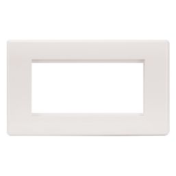 LAP  4-Module Modular Faceplate White