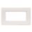 LAP  4-Module Modular Faceplate White