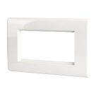 LAP  4-Module Modular Faceplate White
