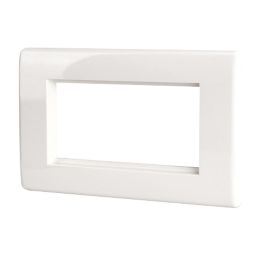 LAP  4-Module Modular Faceplate White