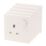Essentials  13A 1-Gang SP Switched Plug Sockets White   5 Pack