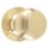 Carlisle Brass Rimmed Mortice Knobs 52mm Pair Polished Brass
