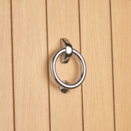 Hardware Solutions Door Knocker Ring Polished Chrome 26mm x 178mm