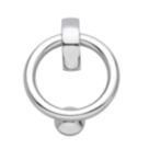 Hardware Solutions Door Knocker Ring Polished Chrome 26mm x 178mm