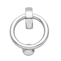 Hardware Solutions Door Knocker Ring Polished Chrome 26mm x 178mm