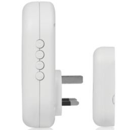 Byron DBY-23562BS  Plug-In Wireless Door Chime White