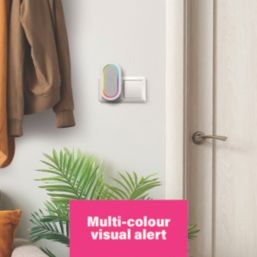 Byron DBY-23562BS  Plug-In Wireless Door Chime White
