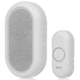 Byron DBY-23562BS  Plug-In Wireless Door Chime White