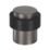 Eclipse Round Knurled Floor Door Stop 30 x 40mm Dark Bronze
