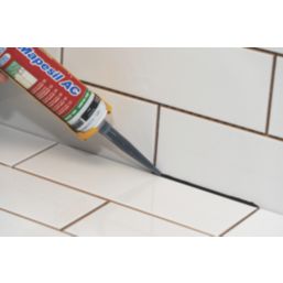 Mapei Mapesil AC 120 Solvent-Free Silicone Sealant Black 310ml