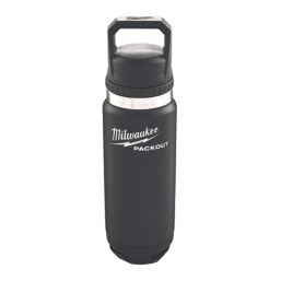 Milwaukee Packout Bottle with Chug Lid 710ml Black