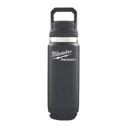 Milwaukee Packout Bottle with Chug Lid 710ml Black
