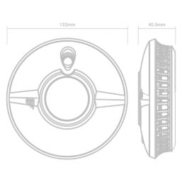 FireAngel Pro Connected FP1720W2-R Battery Interlinked Thermistek Heat Alarm