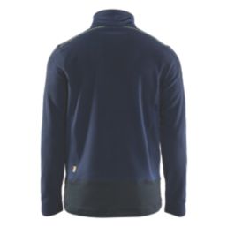 Blaklader  Microfleece Jacket Navy/Yellow Large 41" Chest