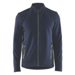 Blaklader  Microfleece Jacket Navy/Yellow Large 41" Chest