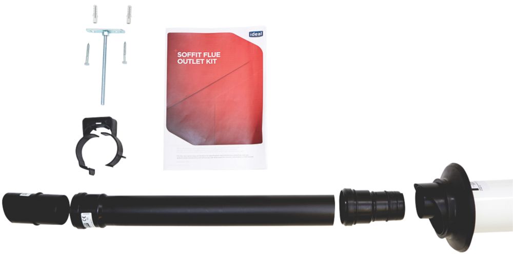 Ideal Heating Soffit Kit 60/100mm 500mm Screwfix