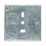 Appleby  1-Gang Galvanised Steel  Back Box 47mm