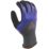 MCR Safety OilTeq General Handling Gloves Blue/Black Medium 1 Pair