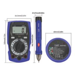 LAP DT-660 +  AC-6F + DT-905A  Electrical Tester Kit 3 Pieces