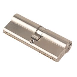 Yale Fire Rated 1 Star 6-Pin Euro Cylinder Lock BS 40-45 (85mm) Satin Nickel