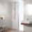 Aqualisa Visage Q HP/Combi Ceiling-Fed Chrome Thermostatic Single Outlet Exposed Smart Shower with Adjustable Head