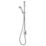 Aqualisa Visage Q HP/Combi Ceiling-Fed Chrome Thermostatic Single Outlet Exposed Smart Shower with Adjustable Head