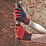 Site  Nitrile Foam Coated Gloves Red / Black Large