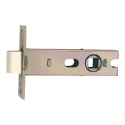 Smith & Locke Polished Brass Tubular Mortice Latch 79.35mm Case - 57mm Backset