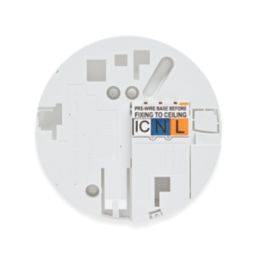 Hispec Fast Fix PE/FF10 Mains Interlinked Optical Smoke Alarm