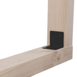 Magnodur Angle Brackets Black 30mm x 30mm x 30mm 10 Pack