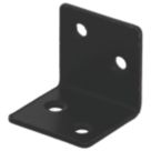 Magnodur Angle Brackets Black 30mm x 30mm x 30mm 10 Pack