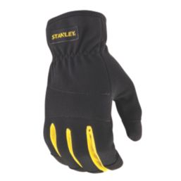 Stanley Pull-On Touchscreen Padded Performance Gloves Black / Yellow Large