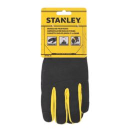 Stanley Pull-On Touchscreen Padded Performance Gloves Black / Yellow Large