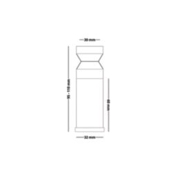 ETAL 26mm x 80mm Chrome Radiator Bracket Kit