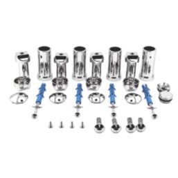 ETAL 26mm x 80mm Chrome Radiator Bracket Kit