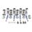 ETAL 26mm x 80mm Chrome Radiator Bracket Kit