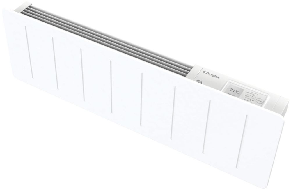 Dimplex 500W Electric WallMounted Panel Heater 235mm x 746mm White