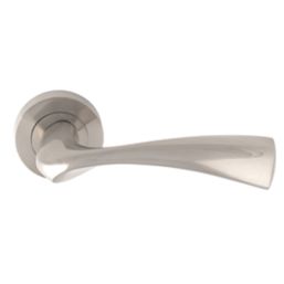 Carlisle Brass Sintra Door Handle Pair Satin Nickel