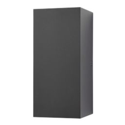 LAP  Outdoor LED Adjustable Up & Down Wall Light Matt Black 12.5W 610lm